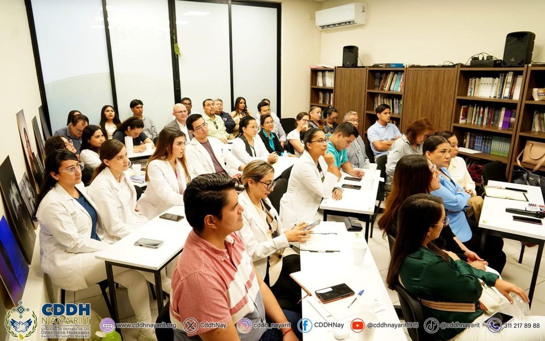 La Comisión de Defensa de los Derechos Humanos para el Estado de Nayarit, 𝗽𝘂𝘀𝗼 𝗲𝗻 𝗺𝗮𝗿𝗰𝗵𝗮 𝗹𝗮 𝗰𝗮𝗽𝗮𝗰𝗶𝘁𝗮𝗰𝗶ó𝗻 𝗲𝗻 𝗺𝗮𝘁𝗲𝗿𝗶𝗮 𝗱𝗲 𝘃𝗶𝗼𝗹𝗲𝗻𝗰𝗶𝗮 𝗼𝗯𝘀𝘁é𝘁𝗿𝗶𝗰𝗮