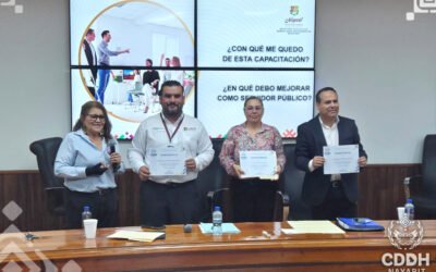 Continua el diplomado “𝗗𝗲𝗿𝗲𝗰𝗵𝗼𝘀 𝗛𝘂𝗺𝗮𝗻𝗼𝘀 𝗲𝗻 𝗲𝗹 𝗦𝗲𝗿𝘃𝗶𝗰𝗶𝗼 𝗣𝘂́𝗯𝗹𝗶𝗰𝗼”, con el desarrollo del módulo IX titulado “𝗗𝗲𝗿𝗲𝗰𝗵𝗼 𝗗𝗶𝘀𝗰𝗶𝗽𝗹𝗶𝗻𝗮𝗿𝗶𝗼 𝗰𝗼𝗻 𝗣𝗲𝗿𝘀𝗽𝗲𝗰𝘁𝗶𝘃𝗮 𝗱𝗲 𝗗𝗲𝗿𝗲𝗰𝗵𝗼𝘀 𝗛𝘂𝗺𝗮𝗻𝗼𝘀”