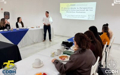 Se realizo el “𝗖𝘂𝗿𝘀𝗼/𝗧𝗮𝗹𝗹𝗲𝗿 𝗜𝗻𝘁𝗲𝗿𝗺𝗲𝗱𝗶𝗼 𝗱𝗲 𝗔𝘁𝗲𝗻𝗰𝗶𝗼́𝗻 𝗜𝗻𝘁𝗲𝗴𝗿𝗮𝗹 𝗮𝗹 𝗔𝗯𝗼𝗿𝘁𝗼 𝗦𝗲𝗴𝘂𝗿𝗼”; en el cual la CDDH Nayarit participó a través del Secretario Ejecutivo de esta este organismo, Dr. Juan Miguel Salcedo Rosales, con la conferencia “𝗘𝗹 𝗮𝗯𝗼𝗿𝘁𝗼 𝗱𝗲𝘀𝗱𝗲 𝗹𝗮 𝗽𝗲𝗿𝘀𝗽𝗲𝗰𝘁𝗶𝘃𝗮 𝗻𝗮𝗰𝗶𝗼𝗻𝗮𝗹 𝗲 𝗶𝗻𝘁𝗲𝗿𝗻𝗮𝗰𝗶𝗼𝗻𝗮𝗹 𝗱𝗲 𝗗𝗲𝗿𝗲𝗰𝗵𝗼𝘀 𝗛𝘂𝗺𝗮𝗻𝗼𝘀”.
