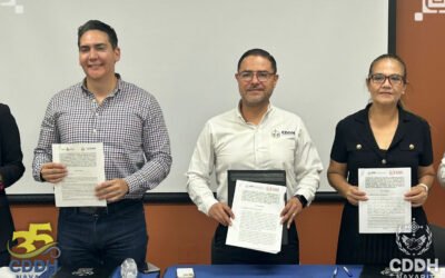 La Comisión de Defensa de los Derechos Humanos para el Estado de Nayarit (CDDH) y el Gobierno Municipal de Bahía de Banderas realizaron la firma de un Convenio de Colaboración