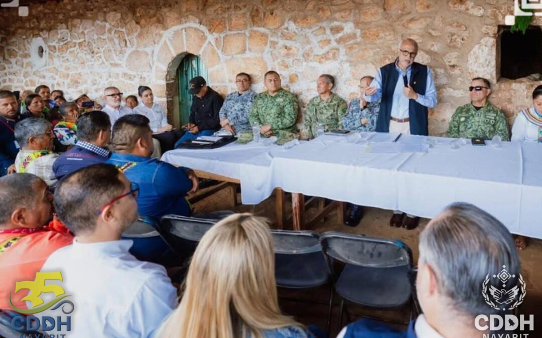 Derechos Humanos y Seguridad van de la mano, por eso la CDDH Nayarit participa en la Mesa Estatal de Construcción de la Paz y la Seguridad, asegurando justicia y legalidad para todas y todos los nayaritas.