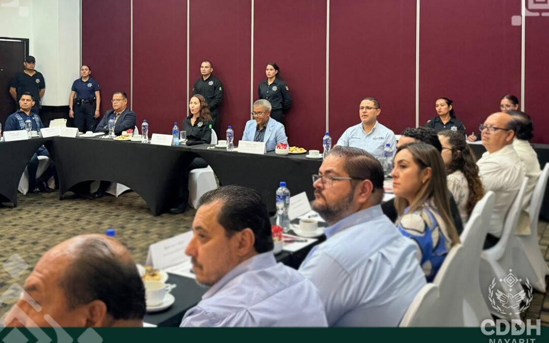 Atendiendo a la responsabilidad de representar a la CDDH Nayarit en la Comisión Intersecretarial de Reinserción Social del Estado de Nayarit