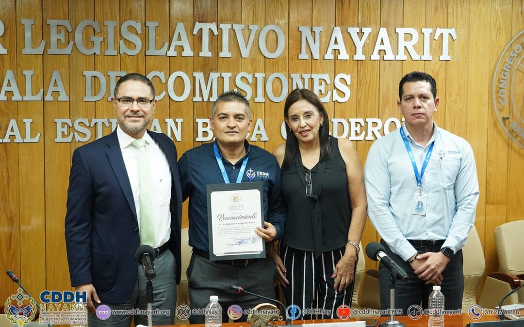 𝗖𝗮𝗽𝗮𝗰𝗶𝘁𝗮 la Comisión de Defensa de los Derechos Humanos para el Estado de Nayarit 𝗮𝗹 𝗽𝗲𝗿𝘀𝗼𝗻𝗮𝗹 𝗱𝗲𝗹 𝗛. 𝗖𝗼𝗻𝗴𝗿𝗲𝘀𝗼 𝗱𝗲𝗹 𝗘𝘀𝘁𝗮𝗱𝗼.