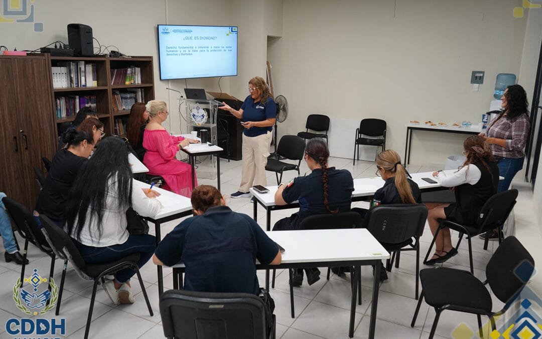 Conferencia “𝗗𝗶𝗴𝗻𝗶𝗱𝗮𝗱 𝗱𝗲 𝗹𝗮𝘀 𝗺𝘂𝗷𝗲𝗿𝗲𝘀 𝘆 𝗱𝗲𝗿𝗲𝗰𝗵𝗼𝘀 𝗵𝘂𝗺𝗮𝗻𝗼𝘀”